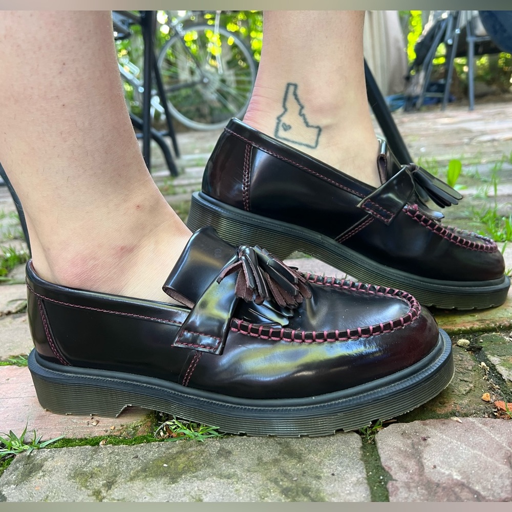 Adrian Arcadia Leather Tassel Loafers